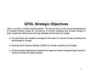 GFDL Strategic Objectives