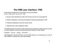 The FMS user interface:FRE