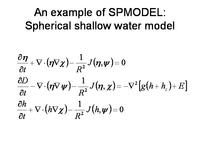An example of SPMODEL