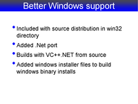 Better Windows support